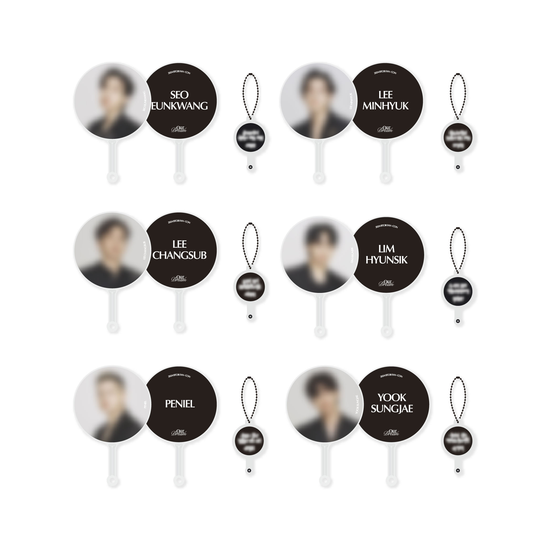 BTOB [OUR DREAM] IMAGE PICKET & KEYRING | fromm store